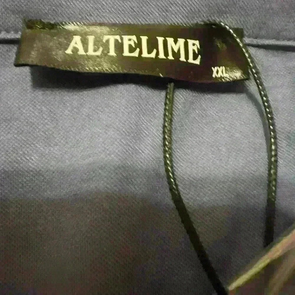 ALTELIME Women's Collared 3/4 Roll up Sleeve Pullover Top NWT Size XXL - Picture 7 of 10